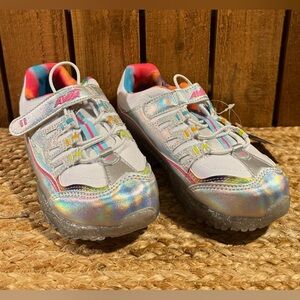 AVIA Memory Foam Easy On/Off Velcro Sneakers With Stretchy Loop Tightening  Sz13